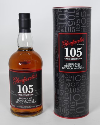 Lot 1371 - Glenfarclas 105° cask strength Highland single...