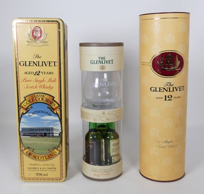 Lot 1336 - The Glenlivet 12 year old Classic Golf Courses...