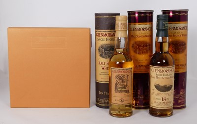 Lot 1390 - Glenmorangie 10 year old single Highland malt...