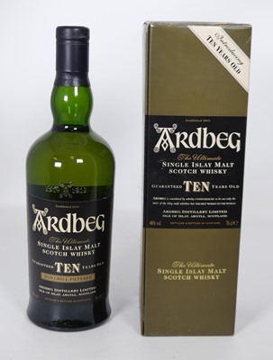 Lot 1338 - Ardbeg 10 year old Single Islay malt Scotch...