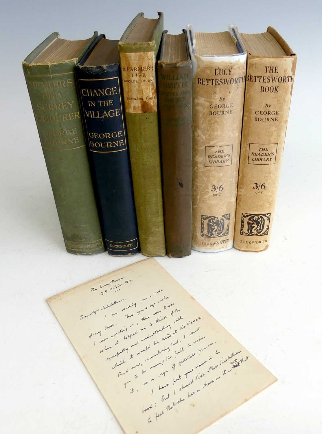 Lot 2026 - BOURNE, George (STURT, George); Memoirs of a...