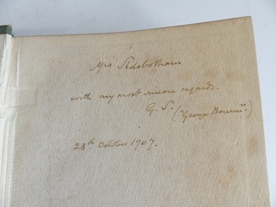 Lot 2026 - BOURNE, George (STURT, George); Memoirs of a...