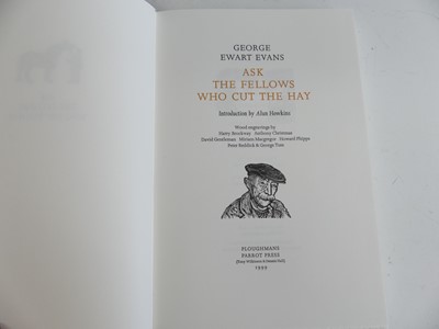 Lot 2023 - EVANS, George Ewart; Ask the Fellows Who Cut...