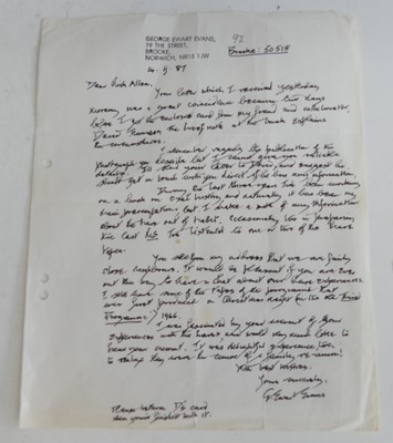 Lot 2021 - EVANS, George Ewart, The Strength of the Hills,...