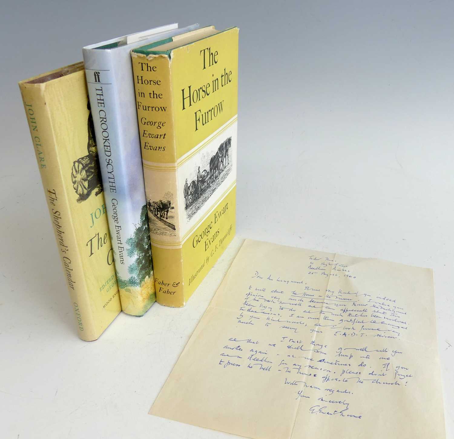 Lot 2022 - EVANS, George Ewart; The Horse in the Furrow,...