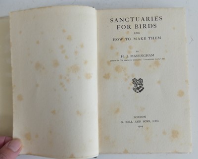 Lot 2028 - MASSINGHAM, H.J.; Birds of the Seashore, 1931,...