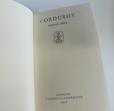 Lot 2025 - BELL, Adrian; Trilogy - Corduroy, 1930; Silver...