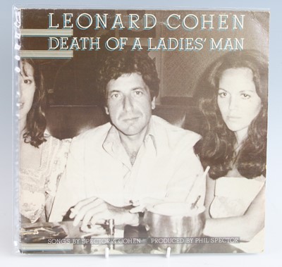 Lot 1022 - Leonard Cohen - a collection of five LP's to...
