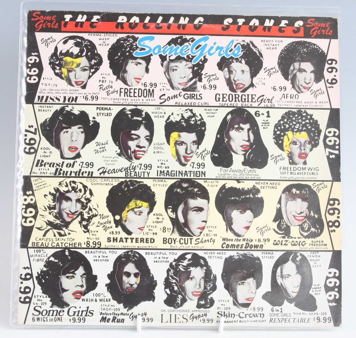 Lot 1024 - The Rolling Stones - a , collection of nine LP'...