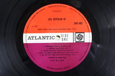 Lot 1034 - Led Zeppelin - Led Zeppelin III, Atlantic 2401...