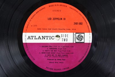 Lot 1034 - Led Zeppelin - Led Zeppelin III, Atlantic 2401...