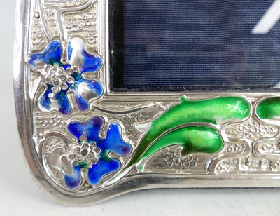 Lot 87 - An Art Nouveau silver and enamel decorated...