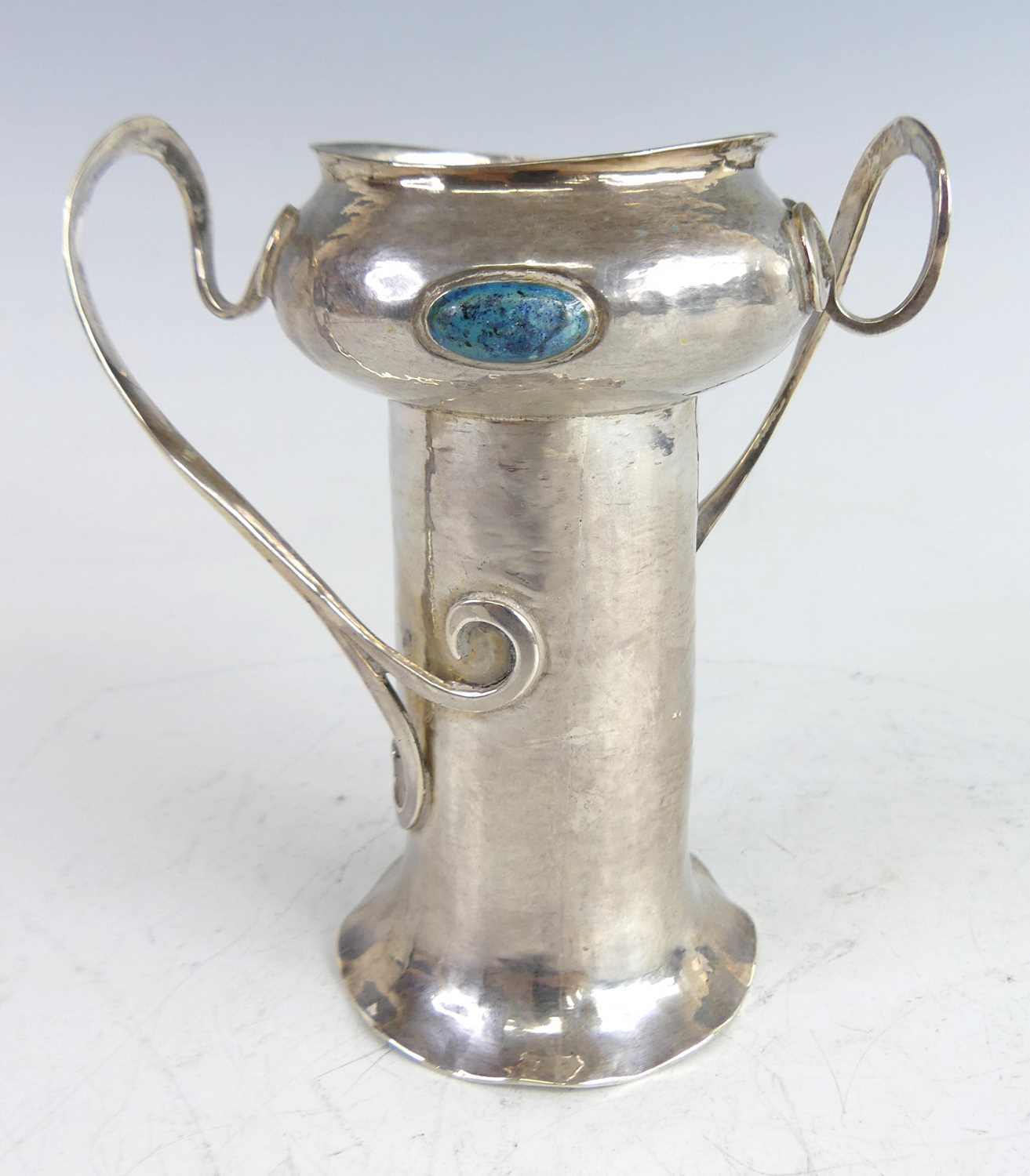 Lot 88 - An Art Nouveau silver twin handled specimen...