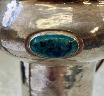 Lot 88 - An Art Nouveau silver twin handled specimen...