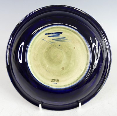 Lot 28 - A Moorcroft pottery circular dish in the...