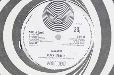 Lot 1039 - Black Sabbath - Paranoid, UK 1st pressing...