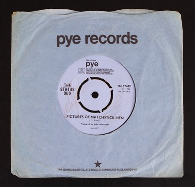 Lot 1150 - Status Quo - Pictures Of Matchstick Men, Pye...