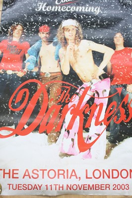 Lot 1262 - The Darkness - a Carling Homecoming poster for...