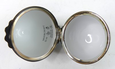 Lot 30 - A contemporary Moorcroft enamel egg shaped...