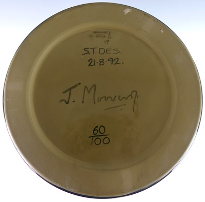 Lot 56 - A contemporary exhibition size Moorcroft 'Carp'...