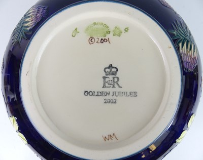 Lot 43 - A contemporary Moorcroft 'Golden Jubilee'...
