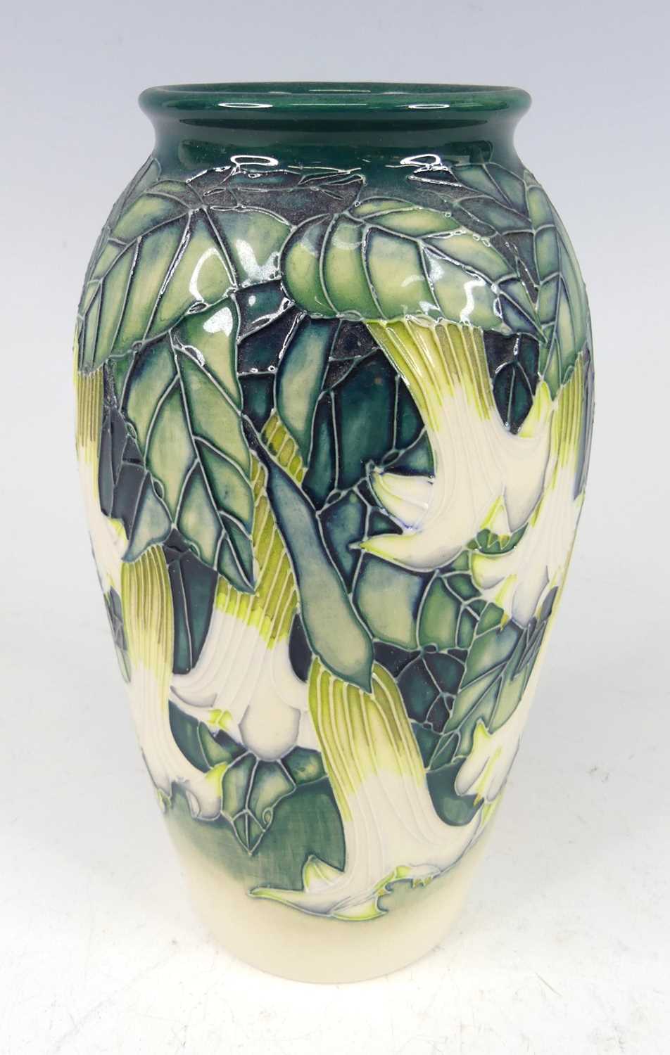 Lot 44 - A contemporary Moorcroft 'Angels Trumpet'...