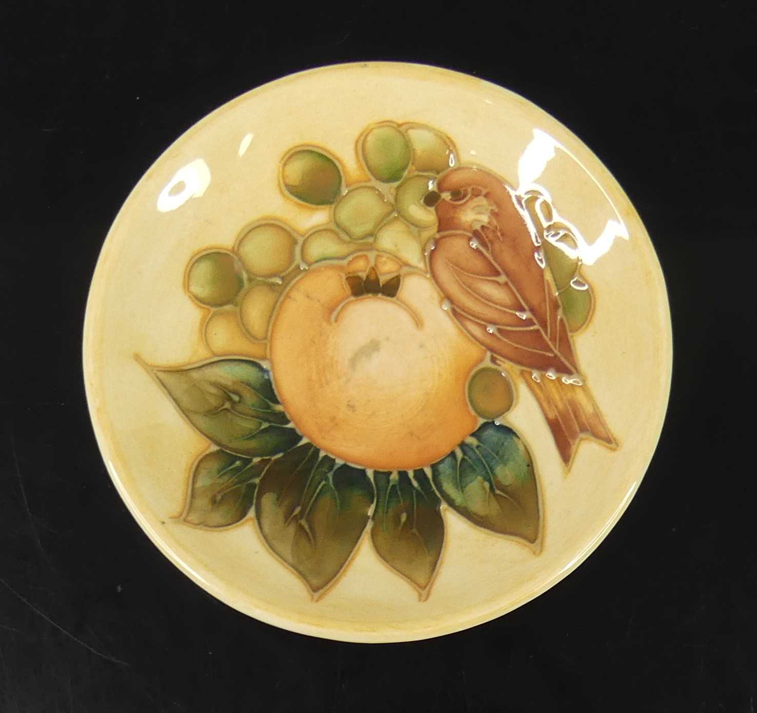 Lot 49 - A contemporary Moorcroft 'Finches & Fruit'...