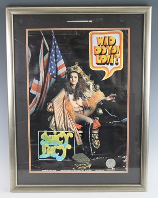 Lot 1323 - Juicy Lucy - Who Do You Love Vertigo poster,...