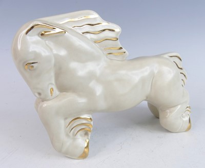 Lot 25 - A 1930s Clarice Cliff pottery horse, of...