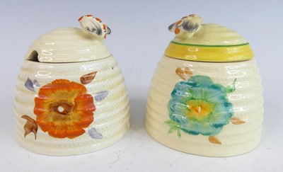 Lot 24 - Two 1930s Clarice Cliff Autumn Crocus pattern...