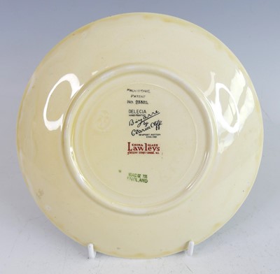 Lot 15 - Two 1930s Clarice Cliff Delicia Citrus pattern...