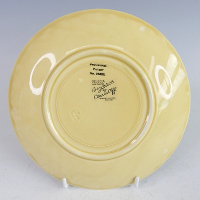 Lot 15 - Two 1930s Clarice Cliff Delicia Citrus pattern...