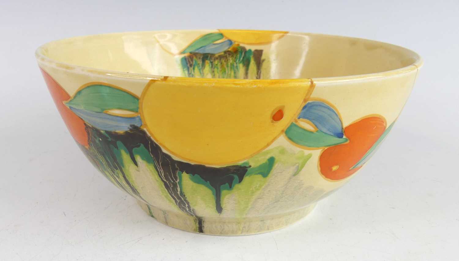 Lot 10 - A 1930s Clarice Cliff 'Delicia Citrus' pattern...