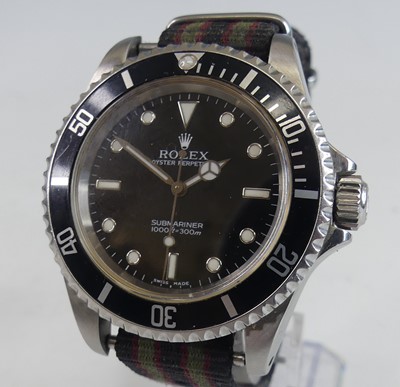 Lot 2379 - A gent's steel Rolex Oyster Perpetual...