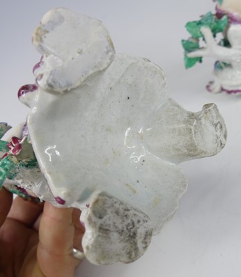 Lot 2045 - A set of four 18th century English porcelain...