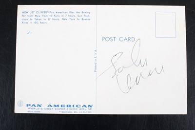 Lot 1298 - John Lennon - a Pan American Airlines postcard...