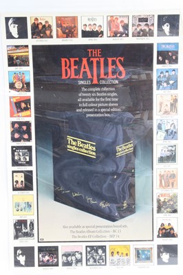 Lot 1267 - The Beatles - a pre release poster for The...