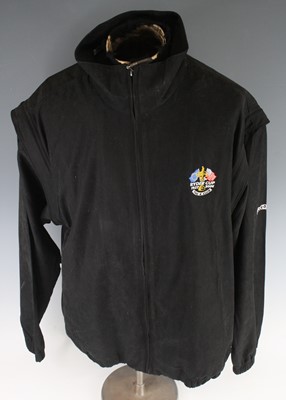 Lot 1575 - A Pro Quip wind shield golf jacket, in black...