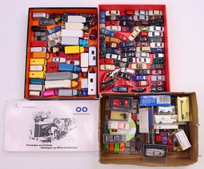 Lot 973 - Wiking, Herpa and others, three trays...