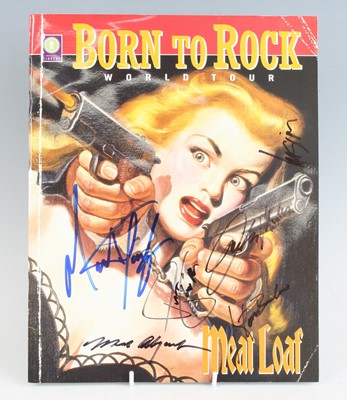 Lot 1286 - Meat Loaf, a concert programme for the 1996...