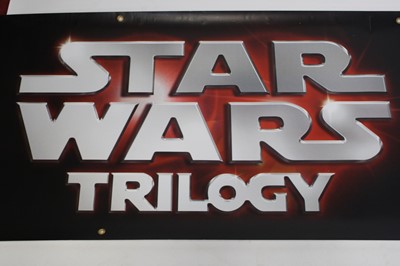 Lot 1514 - Star Wars - a large single sided vinyl banner...