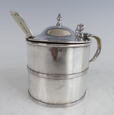 Lot 2113 - A Victorian silver preserve pot, of ribbed...