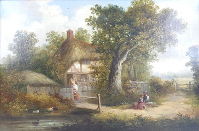 Lot 2458 - Thomas Smythe (1825-1906) - Figures with ducks...