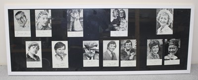 Lot 1501 - Coronation Street, a collection of black and...