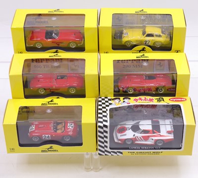 Lot 892 - Kyosho Art Model 1/43 scale plastic cased...