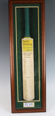 Lot 1576 - A Taylor Wessing Master Series cricket bat,...