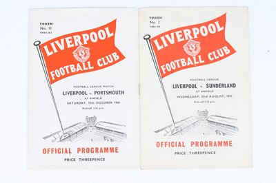 Lot 1558 - Liverpool Football Club, a collection of...
