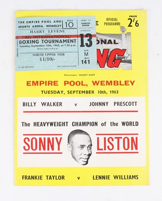 Lot 1541 - An International Boxing Tournament Programme...