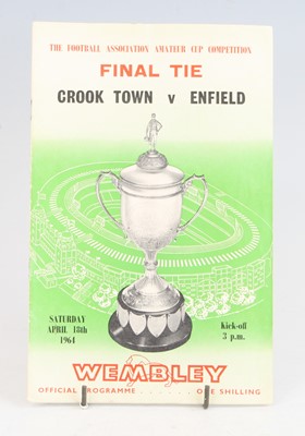 Lot 1563 - A collection of football programmes being...