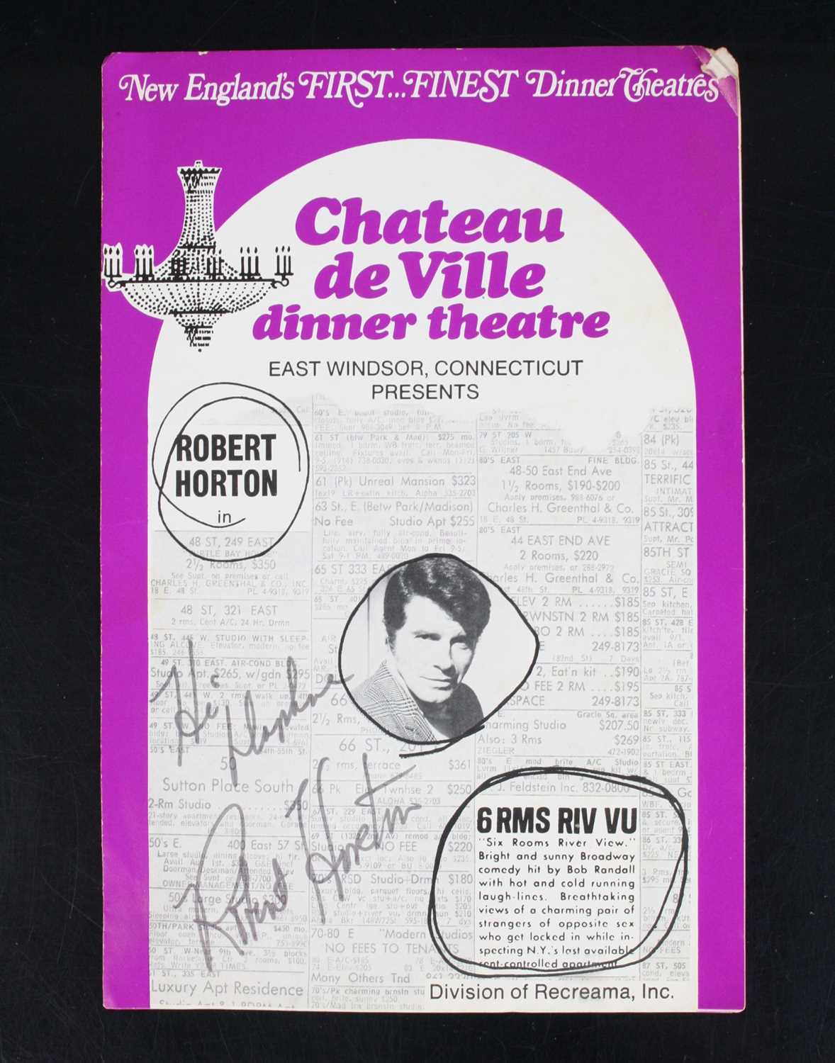 Lot 57 - A collection of assorted theatre and other...